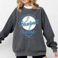 Professional Baseball Mom Team Sports Comfort Colors Sweatshirt Pepper