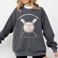 PROUD BASEBALL MOM Comfort Colors Sweatshirt Pepper