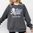 Proud Senior Mom Class Of 2024 Baseball Mom Graduate School Comfort Colors Sweatshirt Pepper Proud Senior Mom Class Of 2024 Baseball Mom Graduate School Comfort Colors Sweatshirt Pepper