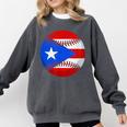 Puerto Rico Baseball Flag Boricua Beisbol Fan Gear Comfort Colors Sweatshirt Pepper Puerto Rico Baseball Flag Boricua Beisbol Fan Gear Comfort Colors Sweatshirt Pepper