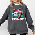 Respect The Drip Baseball Christmas Holiday Comfort Colors Sweatshirt Pepper Respect The Drip Baseball Christmas Holiday Comfort Colors Sweatshirt Pepper