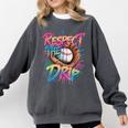 Respect The Drip Baseball Drip Glove Youth Boys Girls Player Comfort Colors Sweatshirt Pepper Respect The Drip Baseball Drip Glove Youth Boys Girls Player Comfort Colors Sweatshirt Pepper