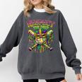 Respect The Drip Mardi Gras Baseball Ice Cream Boys Carnival Comfort Colors Sweatshirt Pepper