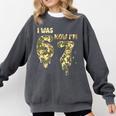 Retro I Was 6 Now I'm 7 Camo 67 Ice Cream Drip Baseball Comfort Colors Sweatshirt Pepper Retro I Was 6 Now I'm 7 Camo 67 Ice Cream Drip Baseball Comfort Colors Sweatshirt Pepper