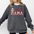 Retro Tball Mama Art Baseball Mom Softball Comfort Colors Sweatshirt Pepper