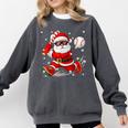 Santa Baseball Christmas Pajamas Xmas Men Boy Toddlers Comfort Colors Sweatshirt Pepper Santa Baseball Christmas Pajamas Xmas Men Boy Toddlers Comfort Colors Sweatshirt Pepper