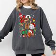 Santa Baseball Football Soccer Pajamas Ho Ho Christmas Xmas Comfort Colors Sweatshirt Pepper Santa Baseball Football Soccer Pajamas Ho Ho Christmas Xmas Comfort Colors Sweatshirt Pepper