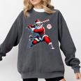 Santa Baseball Six Seven 6 7 Meme Christmas Men Boys Player Comfort Colors Sweatshirt Pepper Santa Baseball Six Seven 6 7 Meme Christmas Men Boys Player Comfort Colors Sweatshirt Pepper