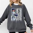 Show Your Pride Bobby WITT Jr Kansas City Baseball MLBPA Comfort Colors Sweatshirt Pepper
