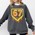 Six Seven 67 Meme Gen Alpha Slang Baseball 101 Comfort Colors Sweatshirt Pepper Six Seven 67 Meme Gen Alpha Slang Baseball 101 Comfort Colors Sweatshirt Pepper