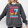 Six Seven Bruh 67 Ice Cream Drip Baseball For Men Women Kids Comfort Colors Sweatshirt Pepper