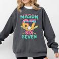 Six Seven Meme Mason Ice Cream Drip Baseball Number 67 Comfort Colors Sweatshirt Pepper Six Seven Meme Mason Ice Cream Drip Baseball Number 67 Comfort Colors Sweatshirt Pepper