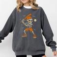 Skeleton Baseball Player Costume Halloween Men Boys Comfort Colors Sweatshirt Pepper Skeleton Baseball Player Costume Halloween Men Boys Comfort Colors Sweatshirt Pepper