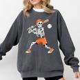 Skeleton Batting Baseball Halloween Comfort Colors Sweatshirt Pepper Skeleton Batting Baseball Halloween Comfort Colors Sweatshirt Pepper