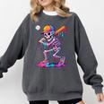 Skelton Playing Baseball Halloween Baseball Drip Boys Kids Comfort Colors Sweatshirt Pepper Skelton Playing Baseball Halloween Baseball Drip Boys Kids Comfort Colors Sweatshirt Pepper