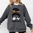 Soccer Baseball Mom Of Both Messy Bun Leopard Mother's Day Comfort Colors Sweatshirt Pepper Soccer Baseball Mom Of Both Messy Bun Leopard Mother's Day Comfort Colors Sweatshirt Pepper