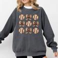 Soccer Bow Game Day Baseball Coquette Bow Women Girls Comfort Colors Sweatshirt Pepper Soccer Bow Game Day Baseball Coquette Bow Women Girls Comfort Colors Sweatshirt Pepper