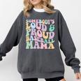 Somebody's Loud & Proud Baseball Mom Mama Sport Cute Comfort Colors Sweatshirt Pepper