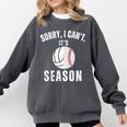 Sorry I Can't It's Volleyball Baseball Season Mom Of Both Comfort Colors Sweatshirt Pepper Sorry I Can't It's Volleyball Baseball Season Mom Of Both Comfort Colors Sweatshirt Pepper