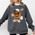 Spooky Jack O Lantern Baseball Halloween Costumes Boys Comfort Colors Sweatshirt Pepper Spooky Jack O Lantern Baseball Halloween Costumes Boys Comfort Colors Sweatshirt Pepper