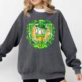 St Patrick Day Baseball Drip Ice Cream Baseball Home Plate Comfort Colors Sweatshirt Pepper St Patrick Day Baseball Drip Ice Cream Baseball Home Plate Comfort Colors Sweatshirt Pepper