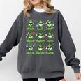 St Patricks Day Baseball Ice Cream Boys Baseball Player Comfort Colors Sweatshirt Pepper