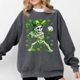 St Patricks Day Baseball Skeleton Irish Leprechaun Hat Boys Comfort Colors Sweatshirt Pepper St Patricks Day Baseball Skeleton Irish Leprechaun Hat Boys Comfort Colors Sweatshirt Pepper