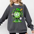 St Patricks Day Shamrock Baseball Drip Icecream Irish Boys Comfort Colors Sweatshirt Pepper St Patricks Day Shamrock Baseball Drip Icecream Irish Boys Comfort Colors Sweatshirt Pepper