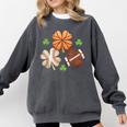 St Patricks Day Shamrock Basketball Baseball Irish Boys Men Comfort Colors Sweatshirt Pepper St Patricks Day Shamrock Basketball Baseball Irish Boys Men Comfort Colors Sweatshirt Pepper