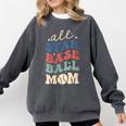 All Star Baseball Mom Comfort Colors Sweatshirt Pepper
