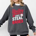 Stealing Hearts Like I Steal Bases Cute Baseball Valentine Comfort Colors Sweatshirt Pepper Stealing Hearts Like I Steal Bases Cute Baseball Valentine Comfort Colors Sweatshirt Pepper