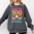 I Survived 100 Days Of School Baseball Ice Cream Drip Comfort Colors Sweatshirt Pepper I Survived 100 Days Of School Baseball Ice Cream Drip Comfort Colors Sweatshirt Pepper