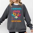 I Survived 67 Days Of School Baseball Drip Six Seven Meme Comfort Colors Sweatshirt Pepper