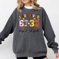I Survived 6733 Days Baseball Football Softball 3rd Grade Comfort Colors Sweatshirt Pepper I Survived 6733 Days Baseball Football Softball 3rd Grade Comfort Colors Sweatshirt Pepper