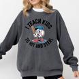 I Teach Kids To Hit And Steal Baseball Softball Coach Comfort Colors Sweatshirt Pepper I Teach Kids To Hit And Steal Baseball Softball Coach Comfort Colors Sweatshirt Pepper