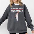 Thank You Kersh Clayton Kershaw Los Angeles Baseball MLBPA Comfort Colors Sweatshirt Pepper Thank You Kersh Clayton Kershaw Los Angeles Baseball MLBPA Comfort Colors Sweatshirt Pepper