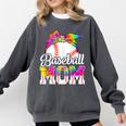 Tie Dye Baseball Mom Baseball Mama Sport Mother's Day Comfort Colors Sweatshirt Pepper