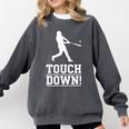 Touchdown Baseball Football Sports Comfort Colors Sweatshirt Pepper Touchdown Baseball Football Sports Comfort Colors Sweatshirt Pepper