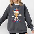 USA Patriotic Baseball Ice Cream Cone Freedom Comfort Colors Sweatshirt Pepper USA Patriotic Baseball Ice Cream Cone Freedom Comfort Colors Sweatshirt Pepper