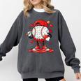 Valentine Baseball Drip Ice Cream Youth Boys Couples Comfort Colors Sweatshirt Pepper Valentine Baseball Drip Ice Cream Youth Boys Couples Comfort Colors Sweatshirt Pepper