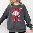 Valentine Baseball Heart Drip Sport Love Valentines Day Boys Comfort Colors Sweatshirt Pepper Valentine Baseball Heart Drip Sport Love Valentines Day Boys Comfort Colors Sweatshirt Pepper