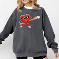 Valentine Baseball Heart Sport Valentines Day Men Boys Kids Comfort Colors Sweatshirt Pepper Valentine Baseball Heart Sport Valentines Day Men Boys Kids Comfort Colors Sweatshirt Pepper