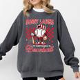 Valentine My Heart Belongs Baseball Lover Boy Men Comfort Colors Sweatshirt Pepper