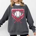 Valentines Baseball Boys Ice Cream Drip Heart Youth Kids Comfort Colors Sweatshirt Pepper Valentines Baseball Boys Ice Cream Drip Heart Youth Kids Comfort Colors Sweatshirt Pepper