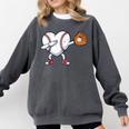 Valentines Day Baseball Ball Heart Dab Boys Kids Men Comfort Colors Sweatshirt Pepper Valentines Day Baseball Ball Heart Dab Boys Kids Men Comfort Colors Sweatshirt Pepper