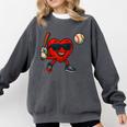 Valentines Day Baseball Red Heart Love Boys Kids Tee Comfort Colors Sweatshirt Pepper Valentines Day Baseball Red Heart Love Boys Kids Tee Comfort Colors Sweatshirt Pepper