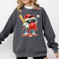 Valentines Day Heart Baseball Drip Ice Cream Boys Kids Men Comfort Colors Sweatshirt Pepper Valentines Day Heart Baseball Drip Ice Cream Boys Kids Men Comfort Colors Sweatshirt Pepper