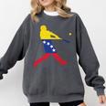 Venezuela Baseball Comfort Colors Sweatshirt Pepper Venezuela Baseball Comfort Colors Sweatshirt Pepper