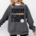 Weekend Forecast My Son Has Practice Baseball Mom Comfort Colors Sweatshirt Pepper Weekend Forecast My Son Has Practice Baseball Mom Comfort Colors Sweatshirt Pepper