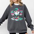 Women's 67 Meme Six Seven 6 7 Meme Baseball Ice Cream Drip Comfort Colors Sweatshirt Pepper Women's 67 Meme Six Seven 6 7 Meme Baseball Ice Cream Drip Comfort Colors Sweatshirt Pepper